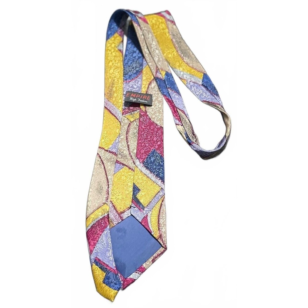 Vintage Empire High Fashion Abstract Geometric Tie